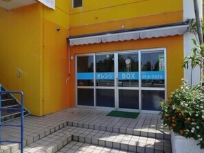 Exterior detail - Pension Orange Box (Miyakojima)