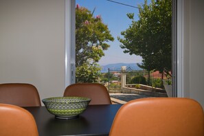 Dining - Joanna's house.Gorgeous Summer house with sea view (Dilesi)