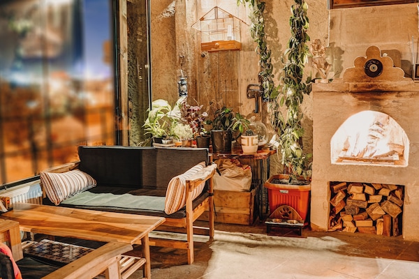 Área de estar no saguão