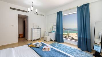 1 habitación y ropa de cama de alta calidad