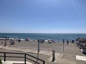 On the beach