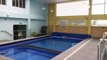 Indoor pool, outdoor pool