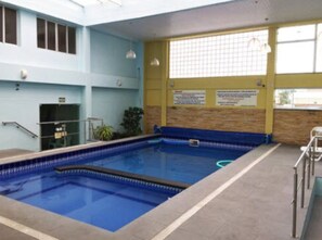 Indoor pool, outdoor pool