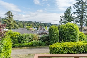 Surrounded by lush greenery, this residential area offers a peaceful suburban setting with a variety of homes.