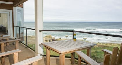 Panoramic Pacific Views at this 2nd floor luxury oceanfront condo, beach access