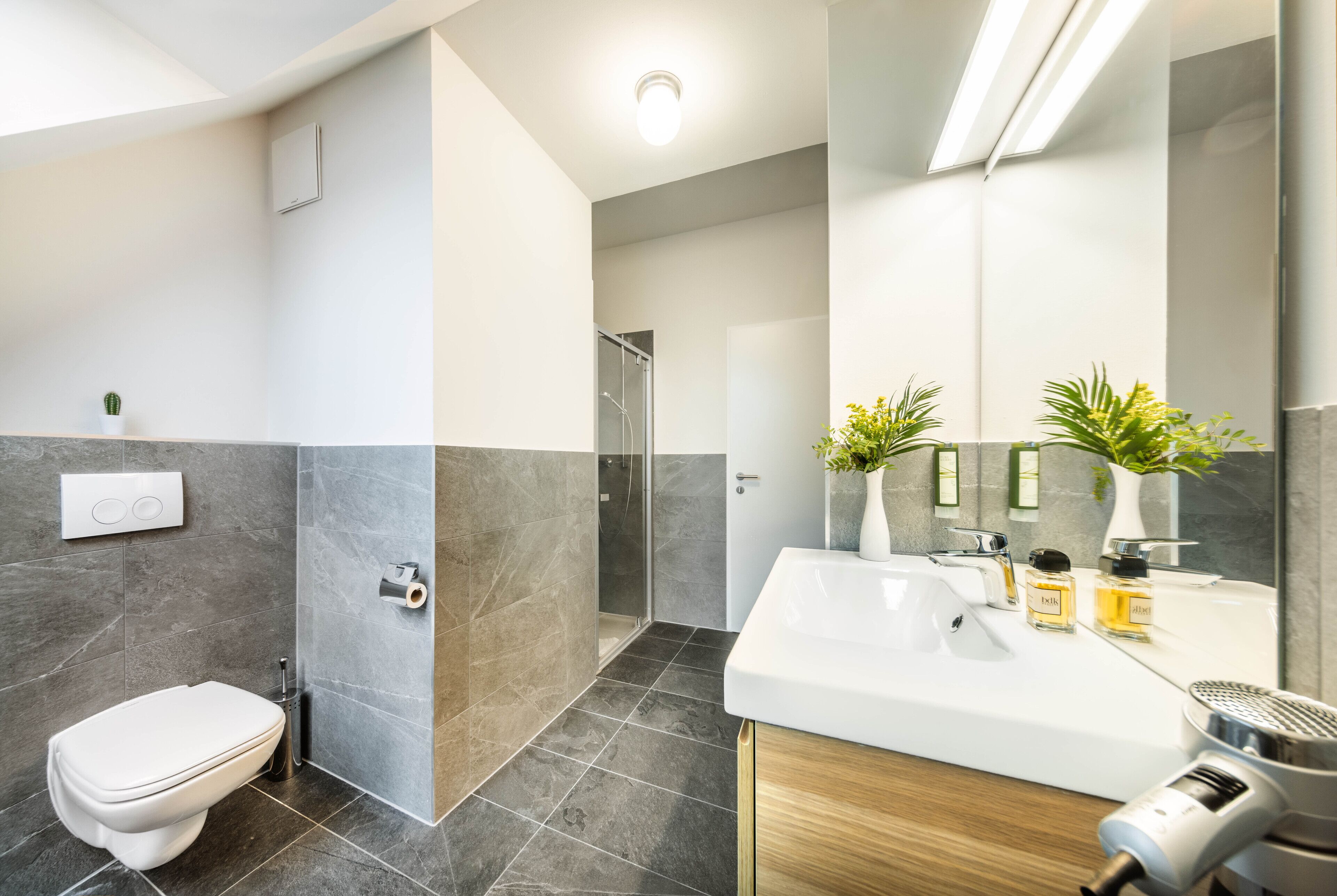 スイート 2 ベッドルーム バルコニー | バスルーム | シャワー、トイレットペーパー