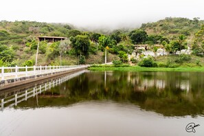 Vue depuis l’hébergement 