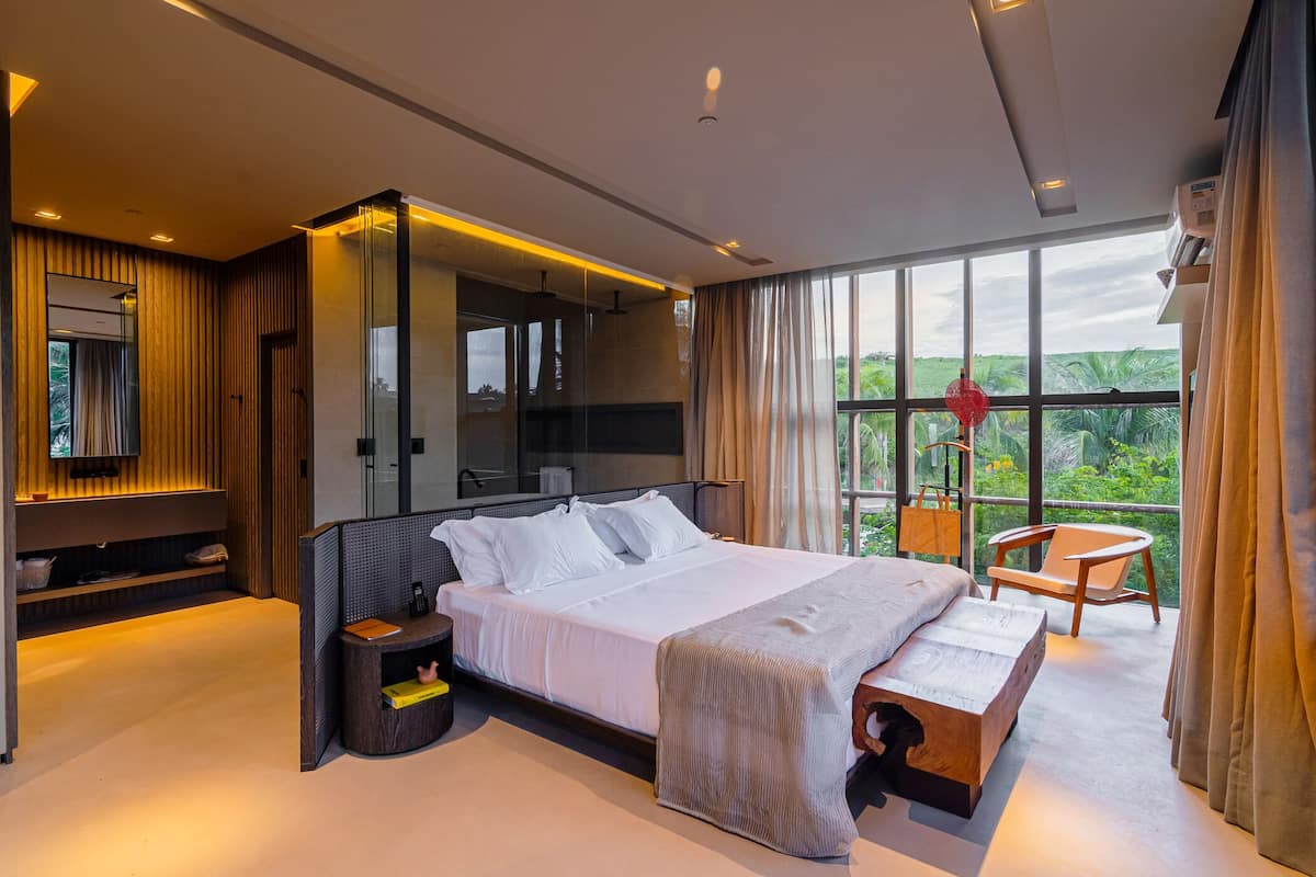 vila luxo duplex, piscina particular (vila fruto loft) | 2 bedrooms, premium bedding, pillow-top beds, minibar