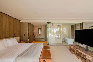 Premium Villa, Private Pool, Sea View (Vila Pássaro) | Premium bedding, pillow-top beds, minibar, in-room safe - Carmel Taiba Exclusive Resort (São Gonçalo do Amarante)