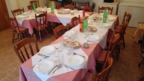 Daily buffet breakfast (EUR 8 per person)