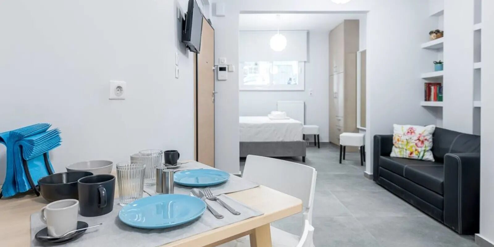 Spiseområde på rommet