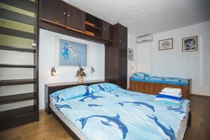 Leilighet, 1 soverom (Jug 2) | 1 soverom, strykejern/-brett og barnesenger (inkludert)