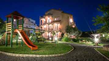 Front of property – evening/night
