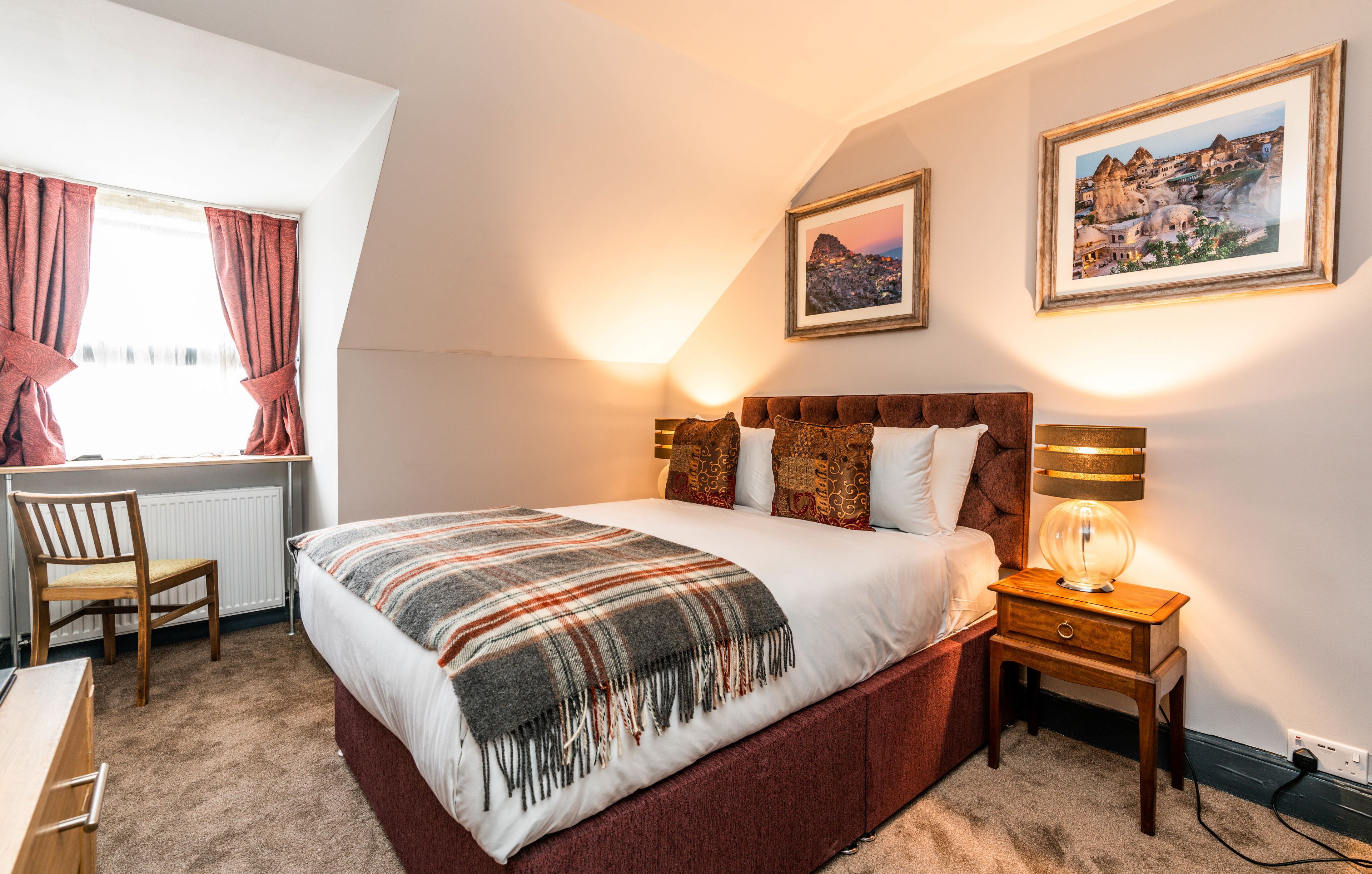 Standard Double Room | Egyptian cotton sheets, premium bedding, iron/ironing board, free WiFi