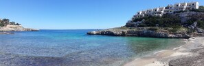 En la playa
