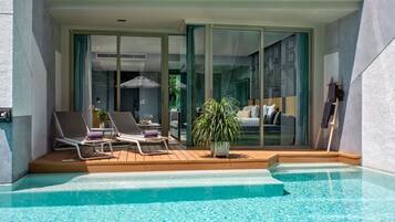 ห้องสตูดิโอสวีท, เตียงคิงไซส์ 1 เตียง, ปลอดบุหรี่, ใช้สระว่ายน้ำได้ | วิวจากห้องพัก