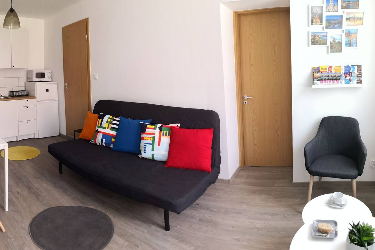 Apartment, 1 Bedroom, Ground Floor | Living room | LCD TV