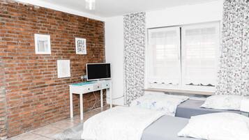 Blackout drapes, soundproofing, iron/ironing board, cribs (free)