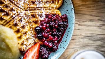 Daily buffet breakfast (EUR 16 per person)