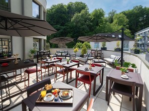 Daily buffet breakfast (EUR 21 per person) - Mercure Luxembourg off Kirchberg (Luxembourg City)