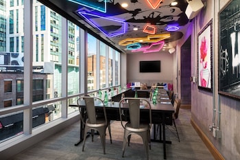 Meeting space at Moxy Boston Downtown