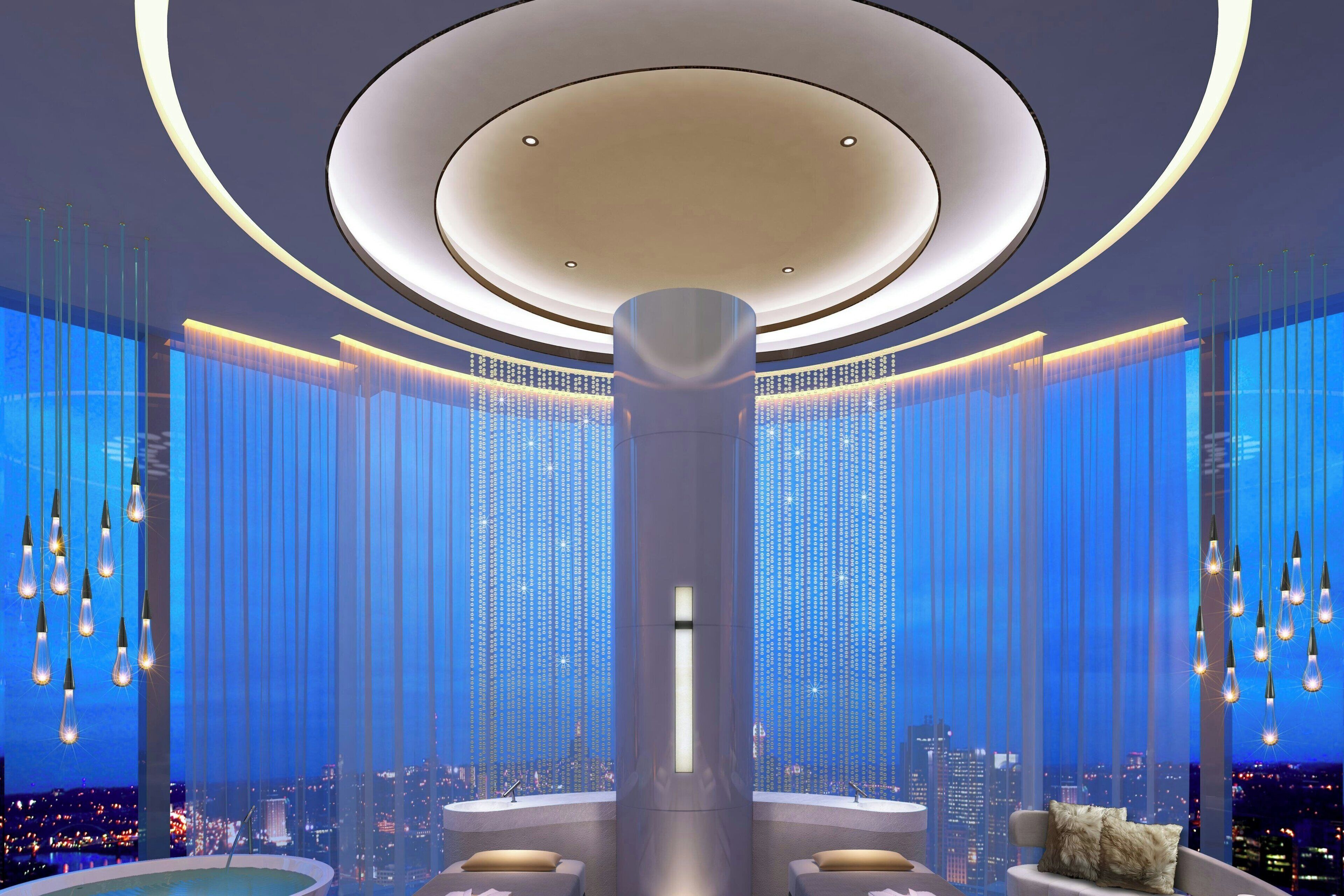 Body treatments, hydrotherapy, aromatherapy, body wraps, body scrubs