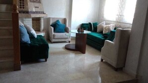 Villa, 5 Bedrooms | Living area | 50-inch flat-screen TV with satellite channels, TV - Villa Ahmed (Hjar Ennhal)