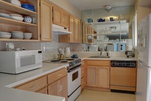 Fridge, microwave, oven, stovetop - Oceanfront Views and easy beach access make this the perfect coastal getaway! (Neskowin)