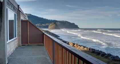 Oceanfront Views and easy beach access make this the perfect coastal getaway!