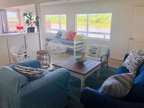 Newly Renovated Riverfront Escape with Stunning Oak Floors & Prime Fishing!