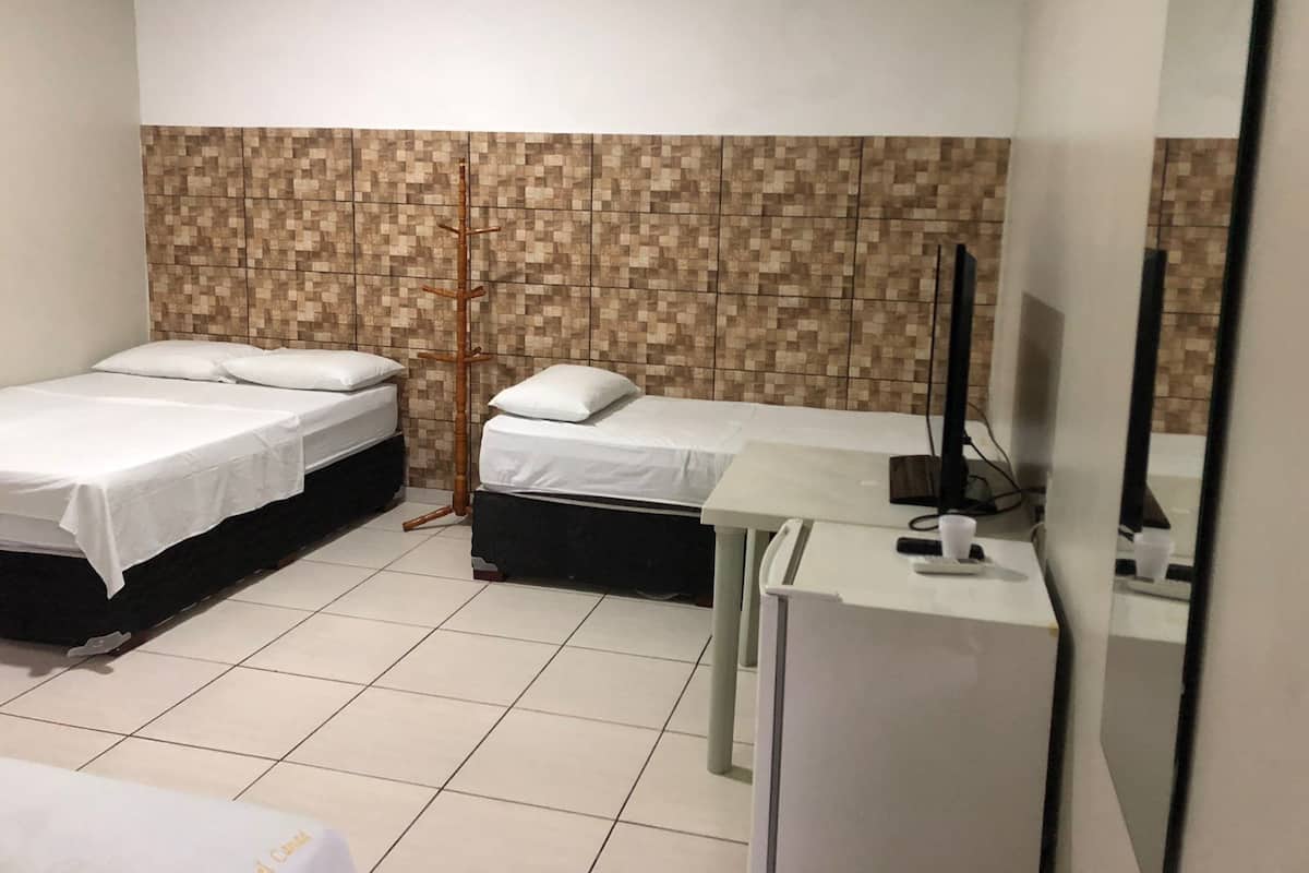 Familiekamer | Een minibar, gratis wifi, beddengoed