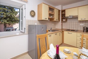 Lägenhet Standard - 1 sovrum (Tonica) | Eget kök | Kylskåp, spishäll, kaffe- och tebryggare och vattenkokare