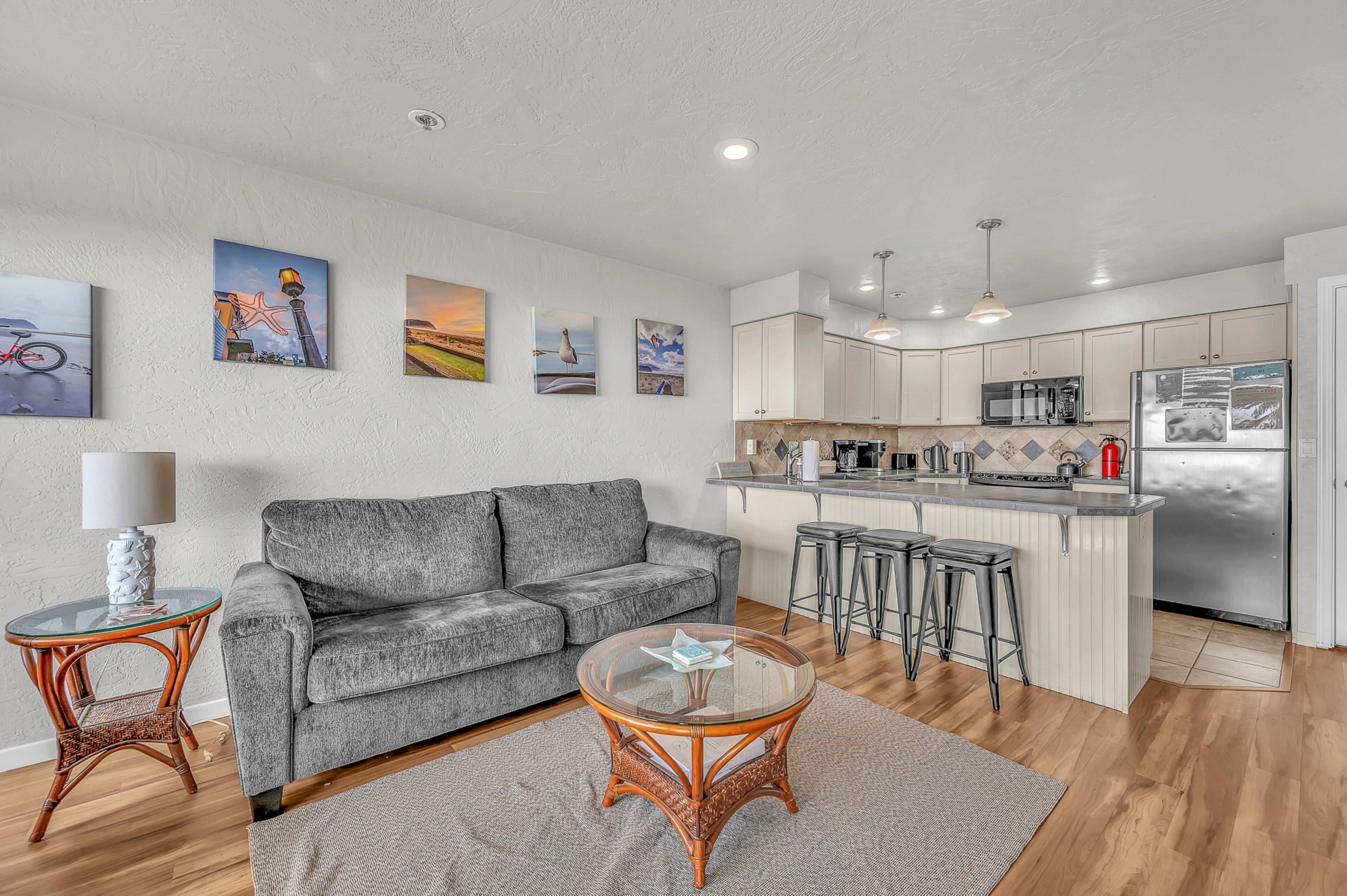 TV, fireplace, DVD player