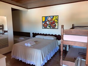1 bedroom, minibar, free WiFi, bed sheets - Pousada Paradise (Alcobaca)
