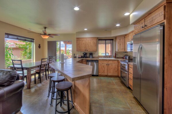 Premier Townhome | Living area - Southgate 2 by MoabCondos4Rent (Moab)