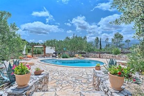 Una piscina climatizada