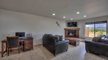 Townhome | Living area | 42-inch flat-screen TV with digital channels, TV, Netflix