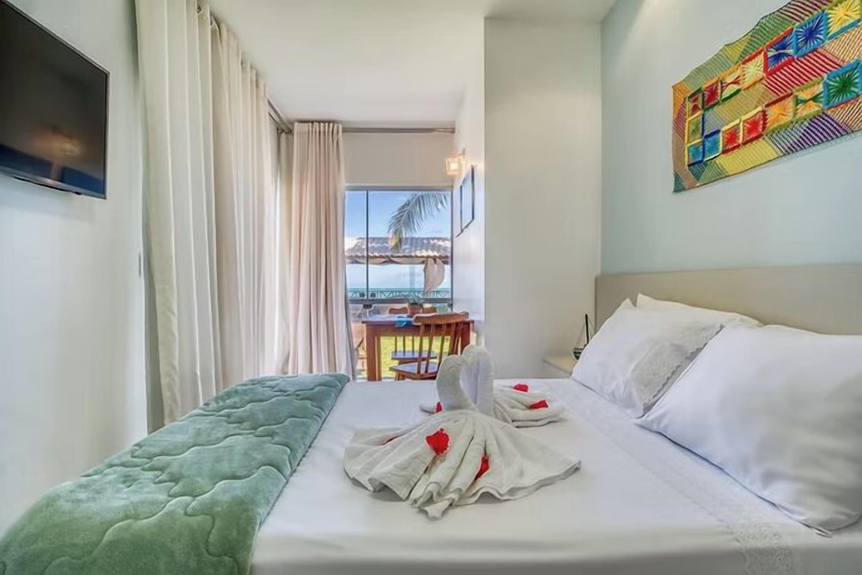 Deluxe tweepersoonskamer, 1 tweepersoonsbed, uitzicht op zee | Uitzicht vanuit de kamer