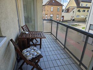 Terrace/patio - Comfortable 3-room Apartment in Schwetzingen, near Heidelberg and Mannheim (Schwetzingen)