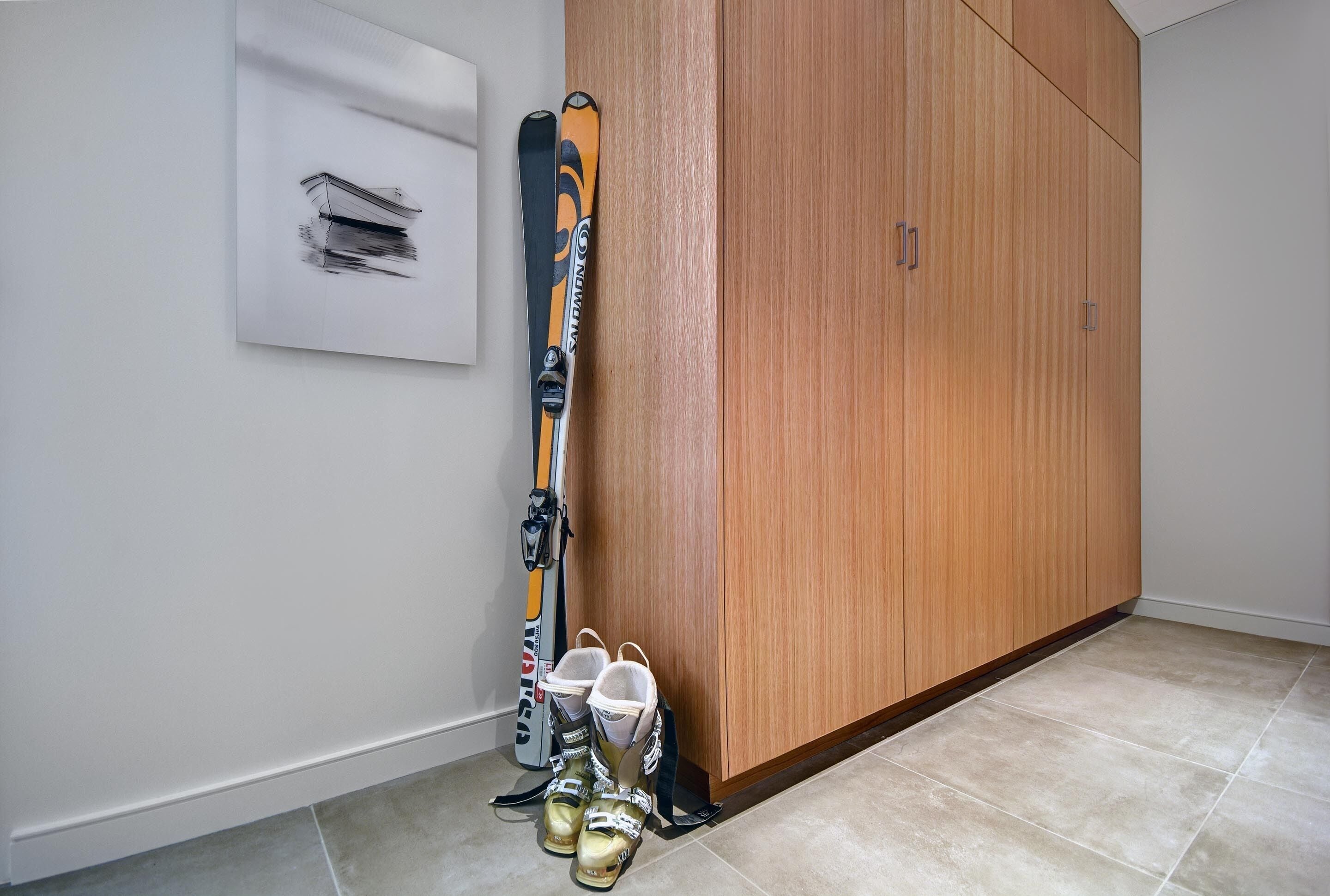 2 bedrooms, blackout curtains, soundproofing, iron/ironing board