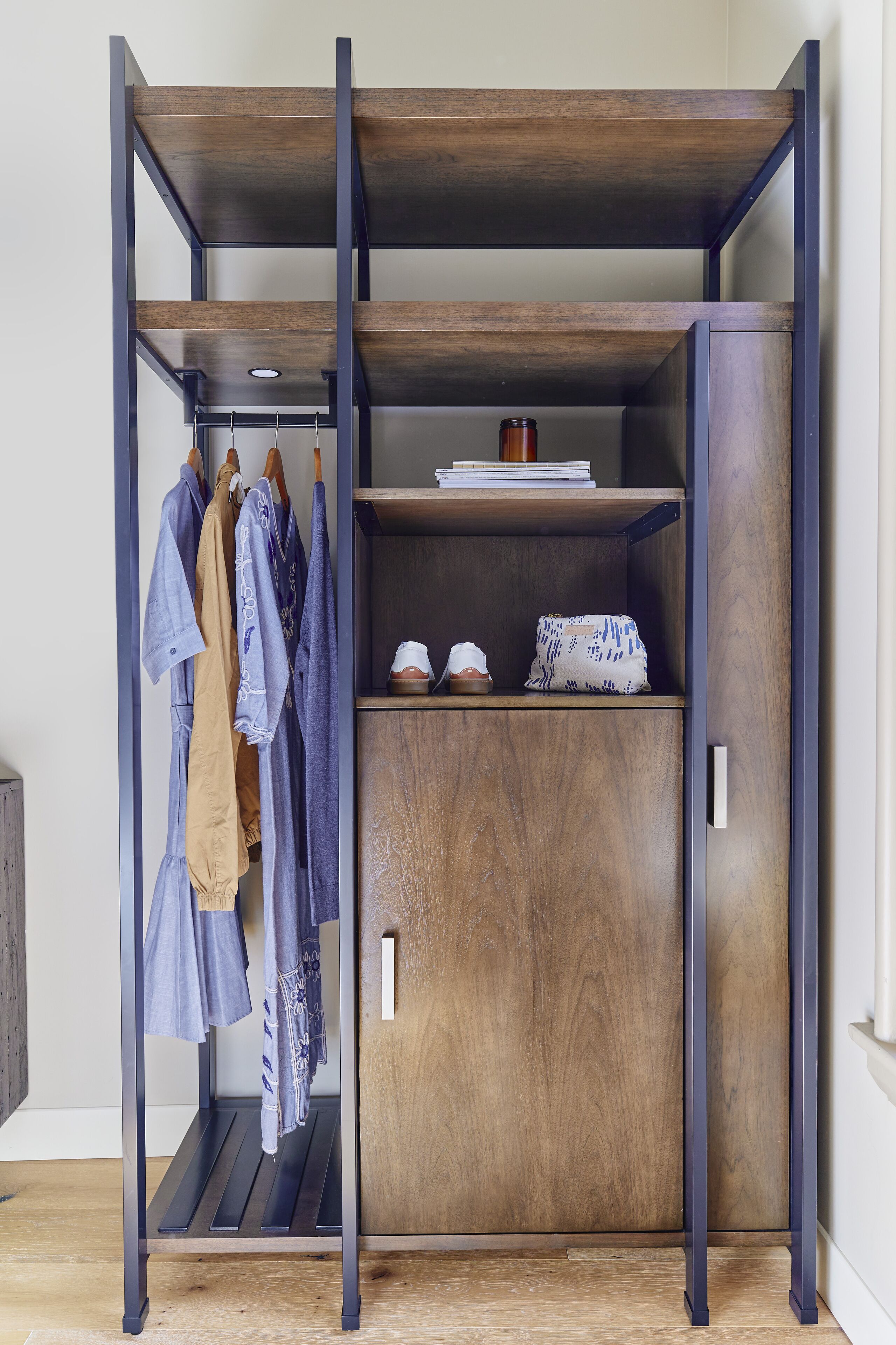 2 bedrooms, blackout curtains, soundproofing, iron/ironing board