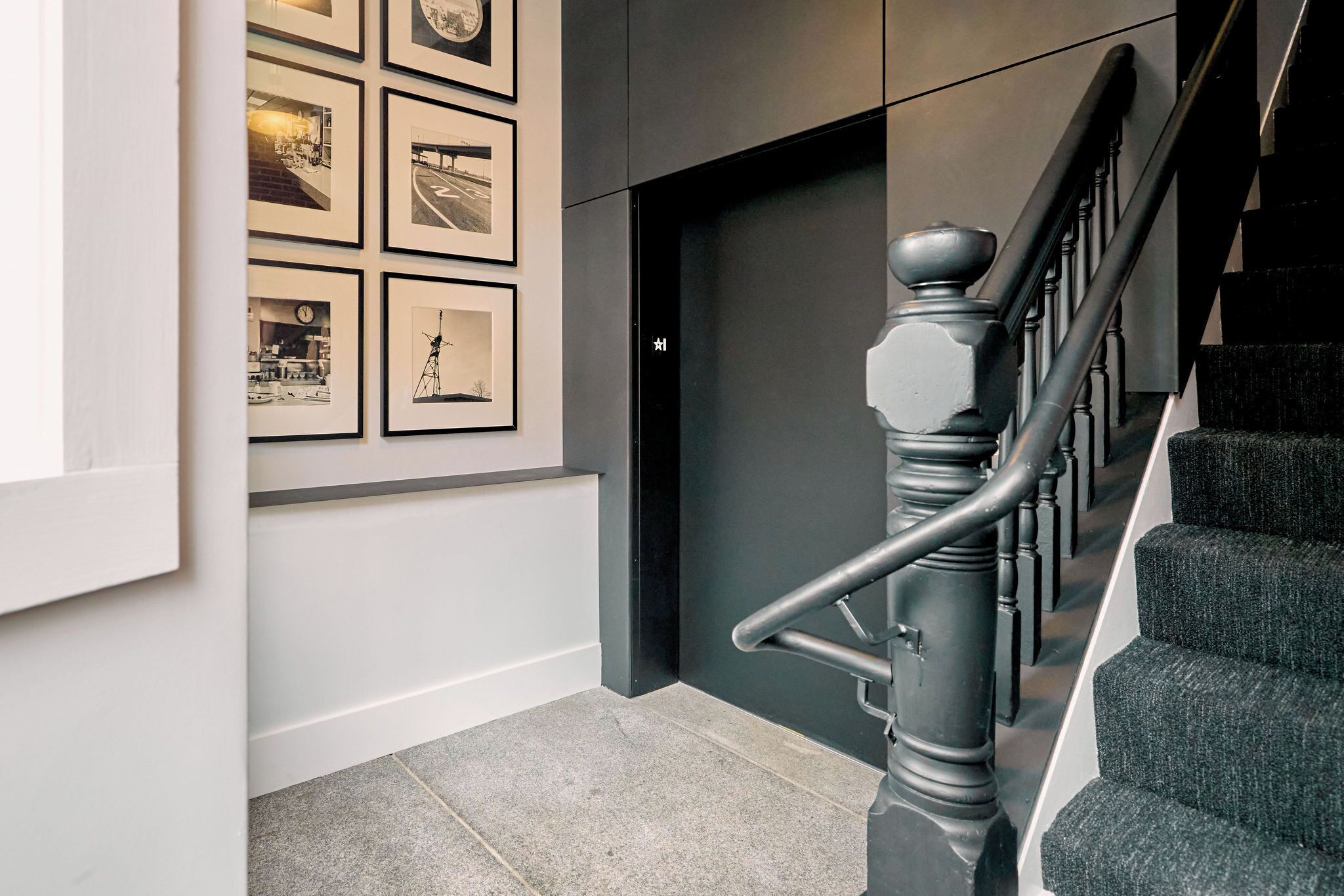 Interior entrance