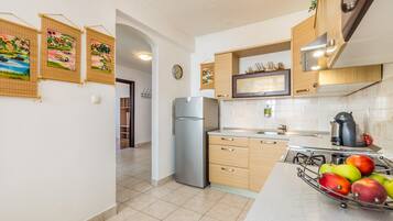 Microwave, dishwasher, coffee/tea maker