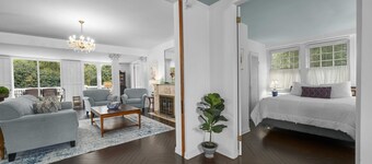 Cette Villa Gearhart a de beaux intérieurs et un endroit merveilleux!