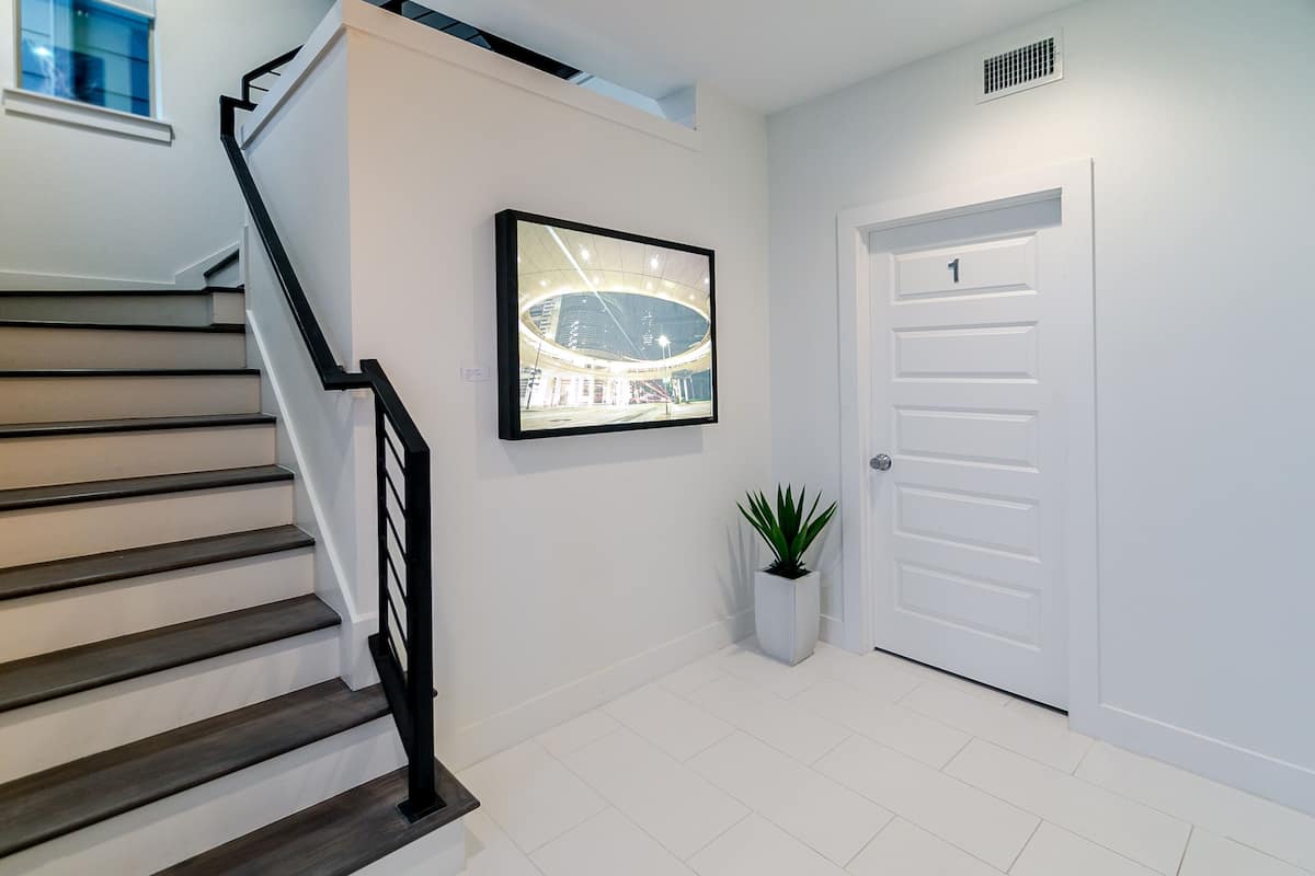 Interior entrance