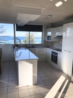 3-Bedroom Apartment | 私人厨房 | 大冰箱、微波炉、烤箱、炉灶