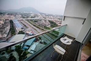 Uitzicht vanaf balkon
