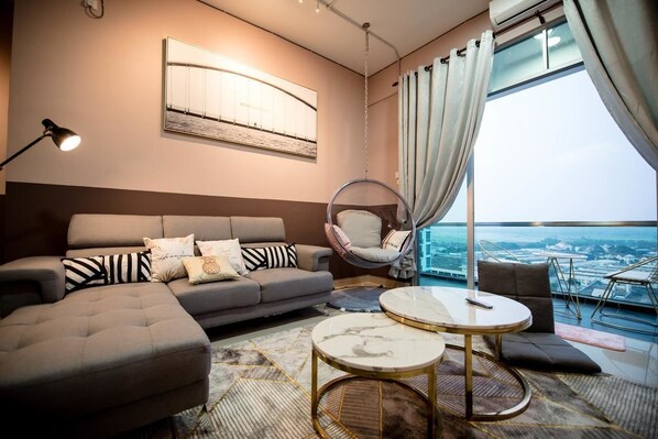 Apartment, 3 Bedrooms (Pink Panther) | Living room - The Rumah BM City (Bukit Mertajam)