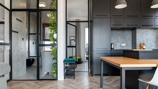 Premium Apartment | Living area - Old City Port Apartments Premium (Wroclaw)