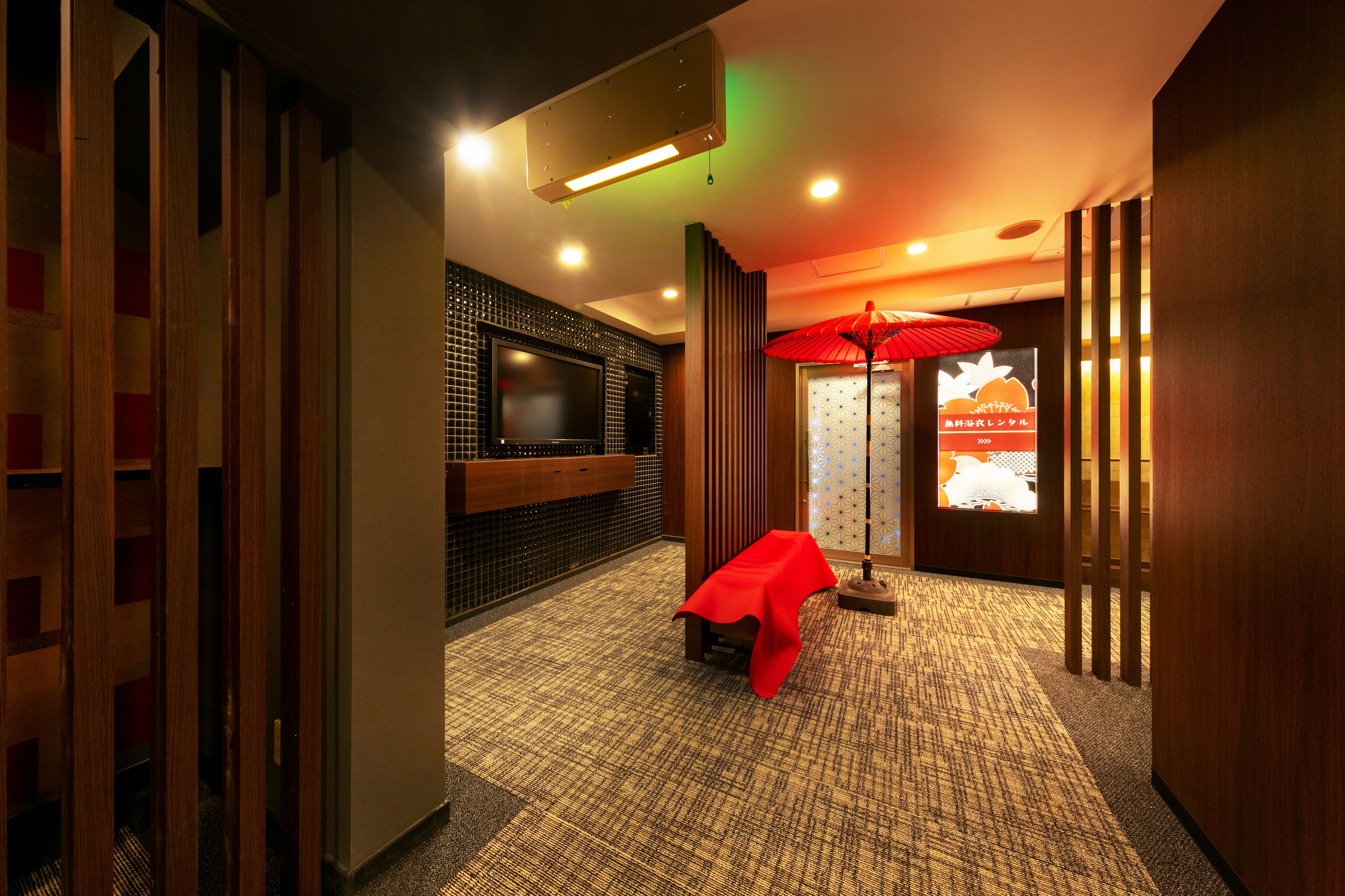 Interior entrance